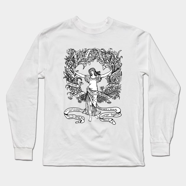 MAY DAY Long Sleeve T-Shirt by TriciaRobinsonIllustration